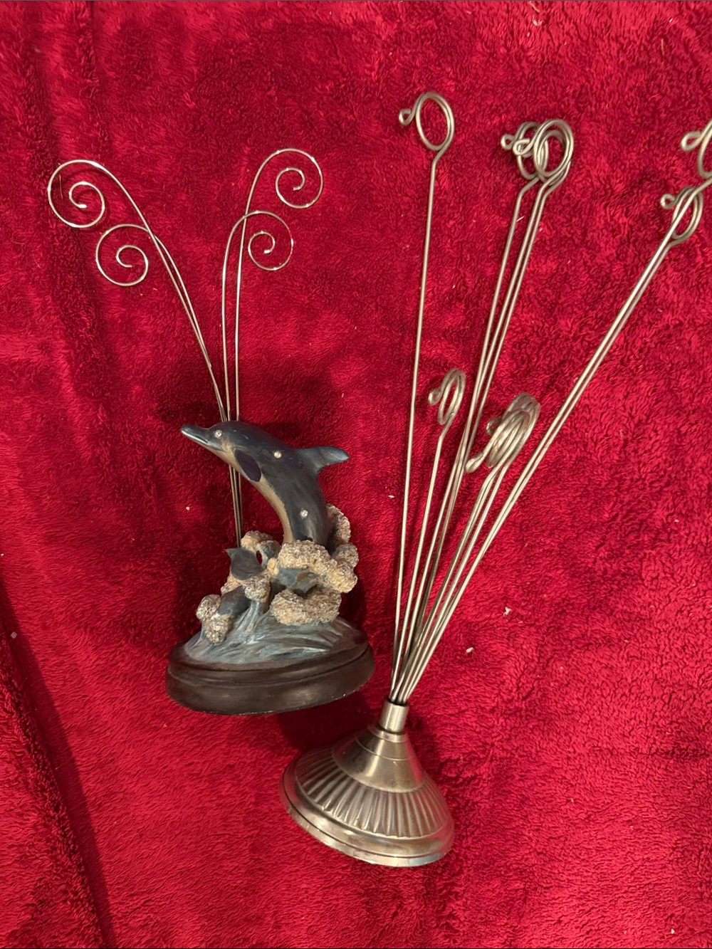 Dolphin picture holder and metal multi picture holder